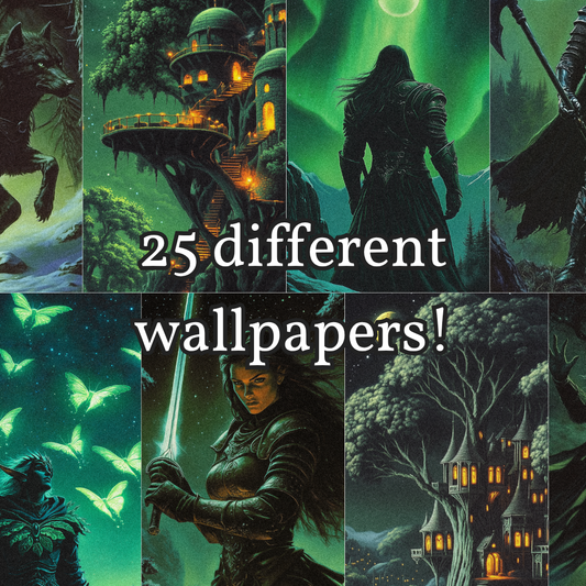 Moon Elf Wallpaper Pack of 25