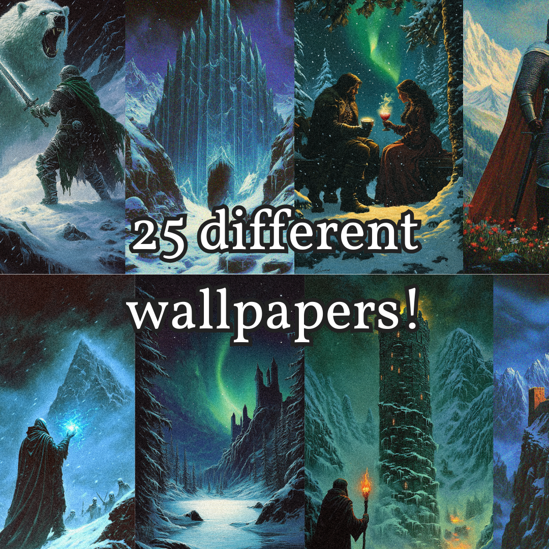 Winter Wallpaper Pack of 25