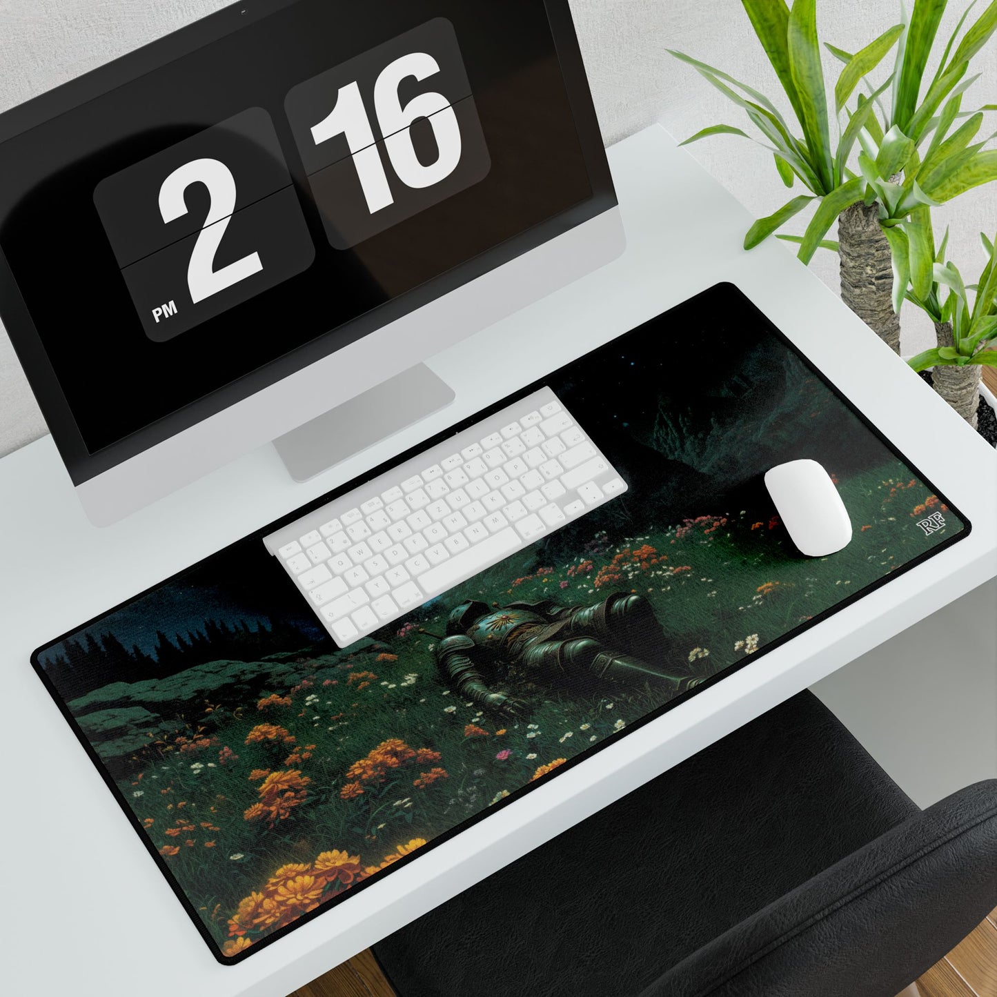 The Fallen Knight Desk Mat - Aug 16