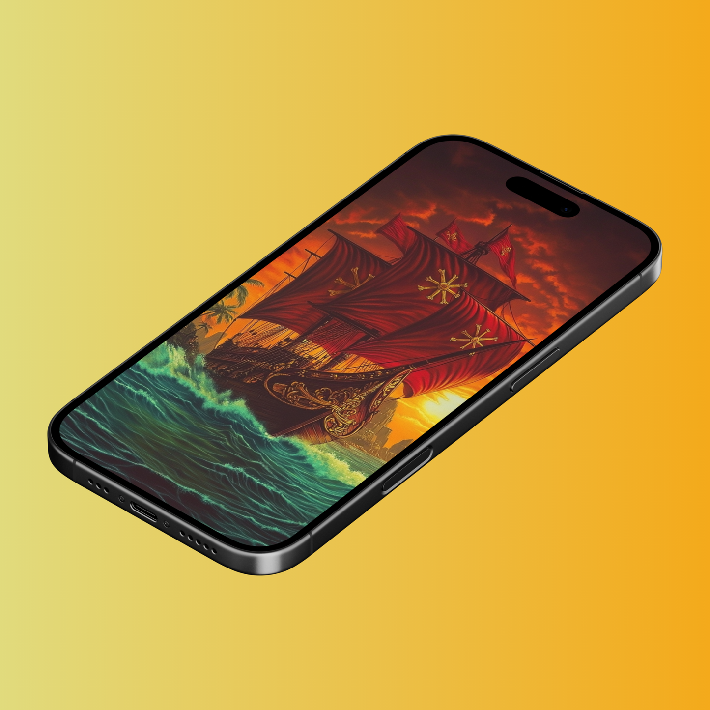 Crimson Banner Wallpaper