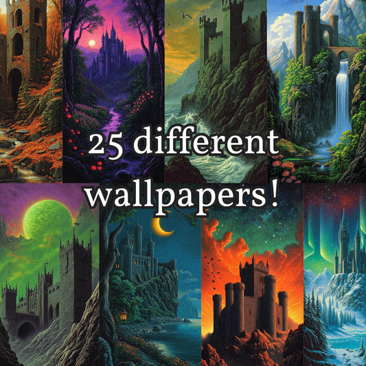 Castle Wallpaper Pack Pack of 25