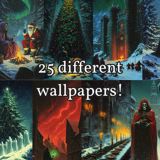 Christmas Wallpaper Pack of 25