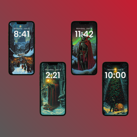 Christmas Wallpaper Pack of 25