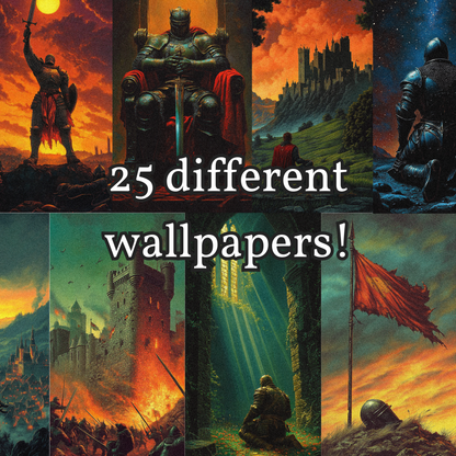 Knight Wallpaper Pack of 25